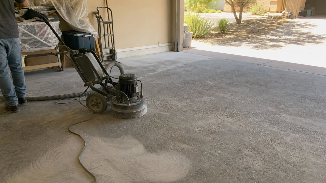 Phoenix Garage Floor Coating Prep near Phoenix East Valley